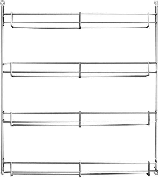 Fuchs 24 Spice Rack Empty in Silver, Pack of 1