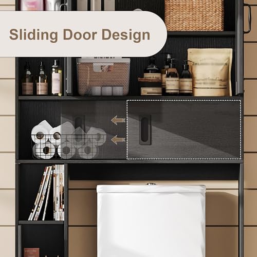 ChooChoo Over The Toilet Storage Cabinet with Adjustable Shelves