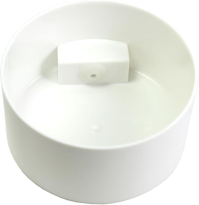 Tightpac Pawvac 1 to 6 Ounces Container, Airtight Pet Food and Treats Storage Jar - Patented Vacuum Seal Container for Pet Food, Treats and other Dry Goods - White with Cats