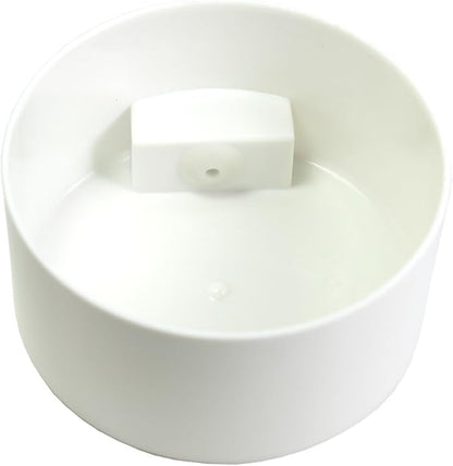 Tightpac Pawvac 1 to 6 Ounces Container, Airtight Pet Food and Treats Storage Jar - Patented Vacuum Seal Container for Pet Food, Treats and other Dry Goods - White with Cats