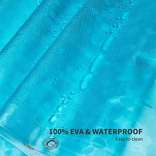 Bostofy Shower Curtain Liner,Waterproof Heavyweight 8g EVA Shower Liner with 3 Magnets and 12 Rustproof Metal Grommets, 72" W x 84" L