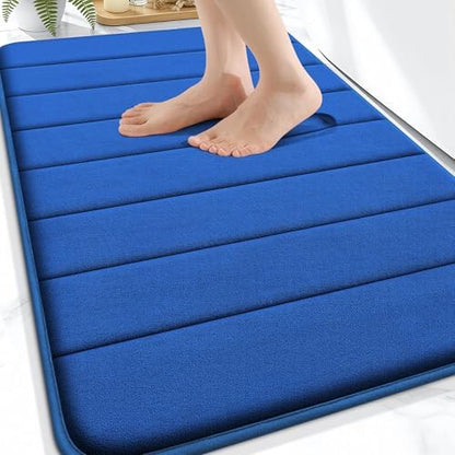 OLANLY Memory Foam Bath Mat 32x20, Super Soft and Absorbent Bathroom Rugs