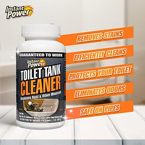 Instant Power Toilet Tank Cleaner & Hard Water Stain Remover, 1 lb