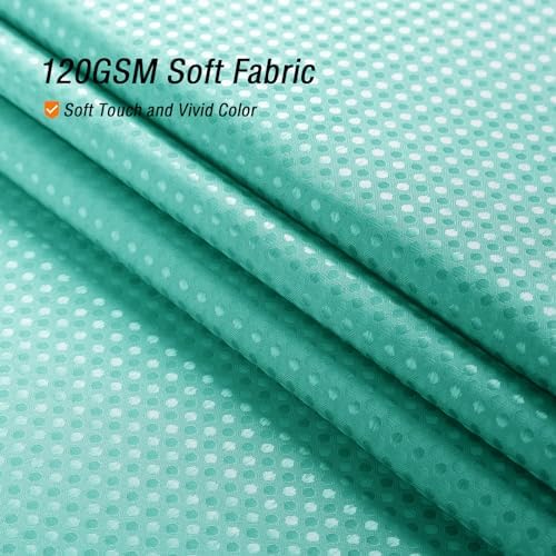 Gibelle Teal Ombre Fabric Shower Curtain for Bath Decor, 72 x 72