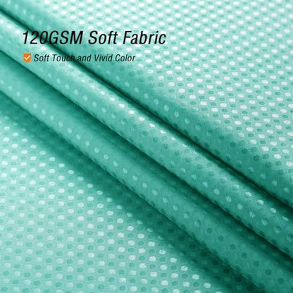 Gibelle Teal Ombre Fabric Shower Curtain for Bath Decor, 72 x 72