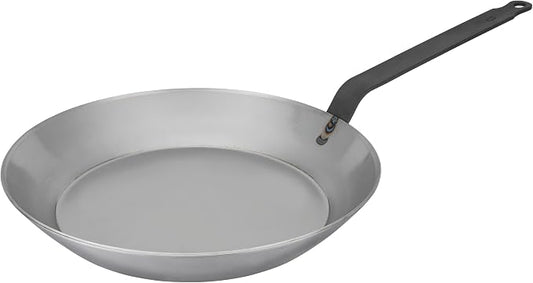 Matfer Bourgeat Black Carbon Steel Frying Pan, 15 1/2"