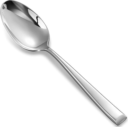 KEAWELL Premium Imperial 4-Piece 6.5 inch Spoon Set – Heavy Duty 18/10 Stainless Steel Flatware with Smooth Rounded Edges, Dishwasher Safe for Sophisticated Dining (4, Teaspoons)