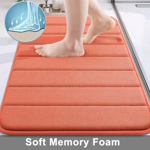Buganda Memory Foam Bath Mat 35.4 x 24, Ultra Soft Absorbent Bathroom Rugs
