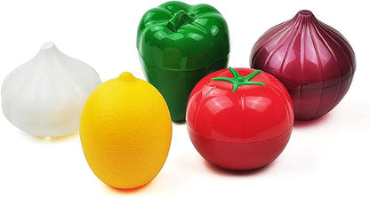 Lily Brown For Creative Kitchen Crisper Vegetable Container Onion Garlic Tomato Lemon Green Refrigerator For Storage B