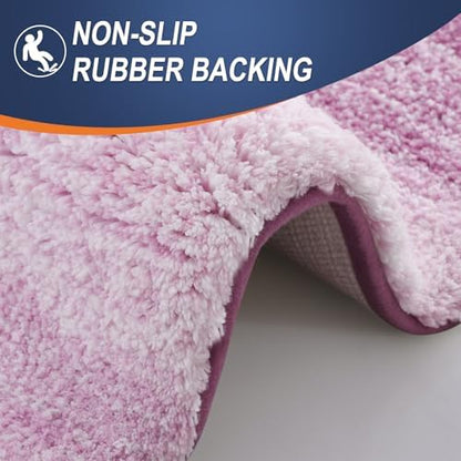 OLANLY Bathroom Rugs Mat 34x21, Extra Soft Absorbent Microfiber Bath Rugs