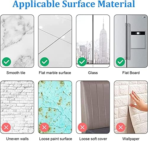 4'' x 6'' x 0.07'' Acrylic Mirror Tiles for Wall Decor, 10Pcs