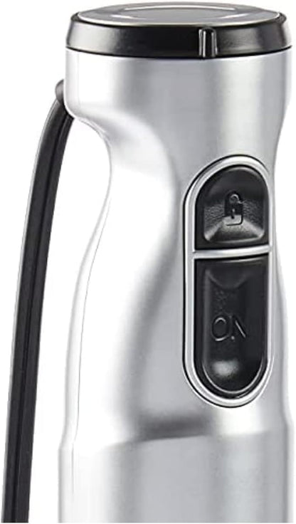 Cuisinart Smart Stick Two-Speed Corded Hand Blender, Powerful Immersion Blender with 300-Watt Motor Blends Shakes, Smoothies, Puree, Baby Food, Soups & Sauces, CSB-175SVP1, Silver
