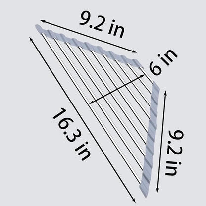 Over the Sink Dish Drying Rack Roll Up and Triangle for Kitchen Corner Drainer Mat Foldable Stainless Steel (Triangle), Silver