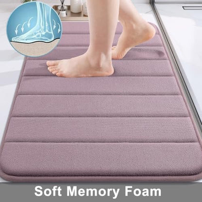 Buganda Memory Foam Bath Mat 35.4 x 24, Ultra Soft Absorbent Bathroom Rugs