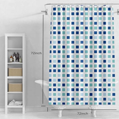 Shower Curtain Liner, 100% Waterproof Peva Shower Curtains with 3 Duty Heavy Bottom Magnets and 12 Rust Proof Grommets, 72x72 Weighted Shower Liner for Shower Stall, Bathtubs