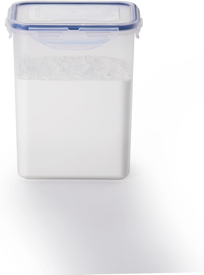 (Pack of 3) LOCK & LOCK Airtight Rectangular Tall Food Storage Container 43.96-oz / 5.49-cup