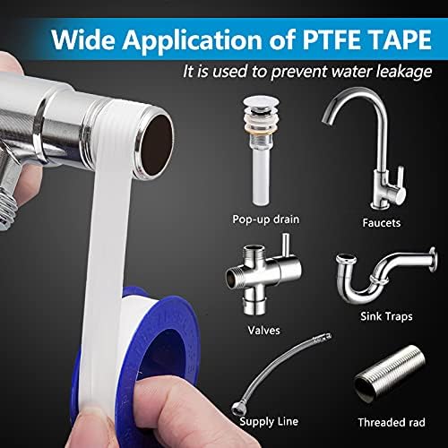 FASTRAS LED Shower Head with Handheld, Shower Head High Pressure Shower Head with Hose & Holder, 3 Water Temperature-Controlled Water Saving Filtered Shower Head for Dry Hair & Skin