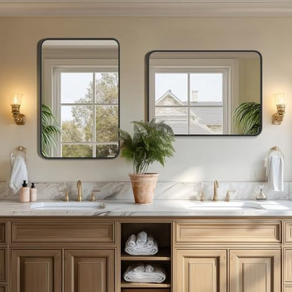 Sweetcrispy Bathroom Mirror 40x30 Inch, Vanity Mirror for Wall