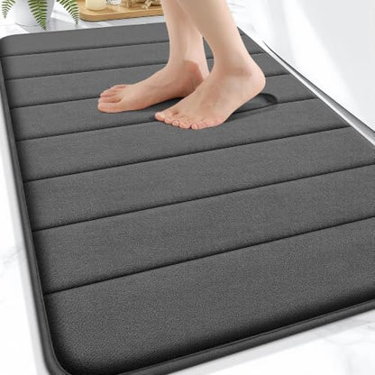 OLANLY Memory Foam Bath Mat 32x20, Super Soft and Absorbent Bathroom Rugs