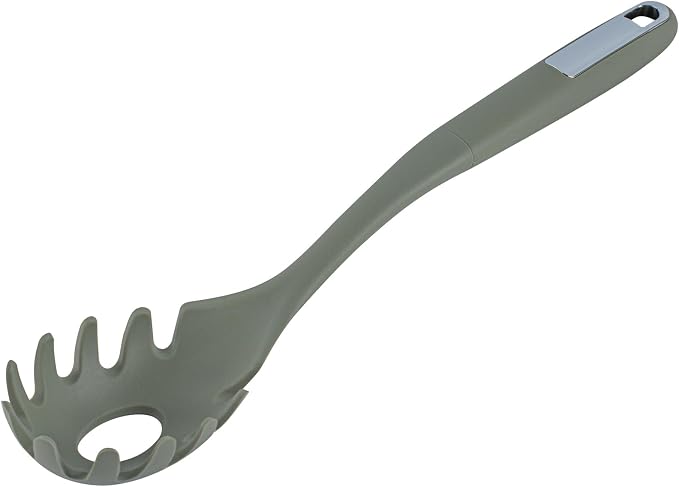Restaurantware Silicone Utensil Set Pack of 1 Non-Slip Handle 6-Piece Kitchen Tool Set, Heat-Resistant Dishwasher-Friendly Cooking Accessories, Durable Green Cooking Utensils