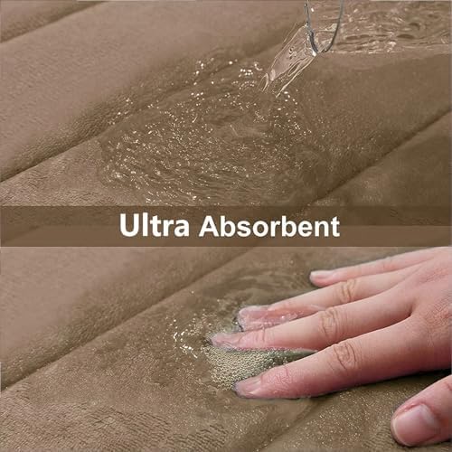 Buganda Memory Foam Bath Mat 35.4 x 24, Ultra Soft Absorbent Bathroom Rugs