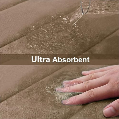 Buganda Memory Foam Bath Mat 35.4 x 24, Ultra Soft Absorbent Bathroom Rugs