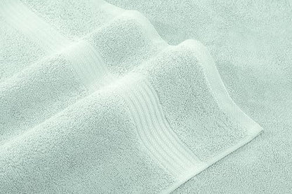 American Veteran Towel, 6 Piece Towel Set for Bathroom, 100% Cotton Turkish Bathroom Towels, 2 Bath Towels 2 Hand Towels 2 Washcloths, Mint