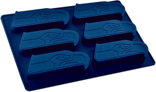 FanPans NFL Seattle Seahawks Silicone Muffin Pan - Oven & Dishwasher Safe - Perfect for Seahawks Snacks & Gifts