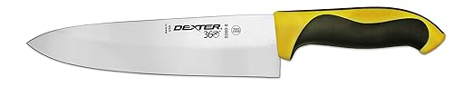 Dexter 8" Cook's Knife, Yellow Handle
