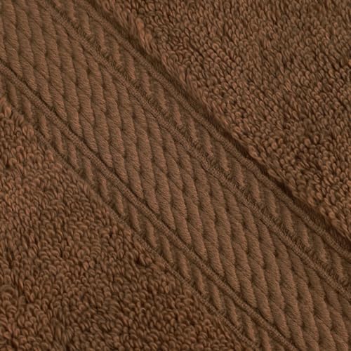 Superior Egyptian Cotton Ultra Plush & Absorbent, 3 Piece Set, Chocolate