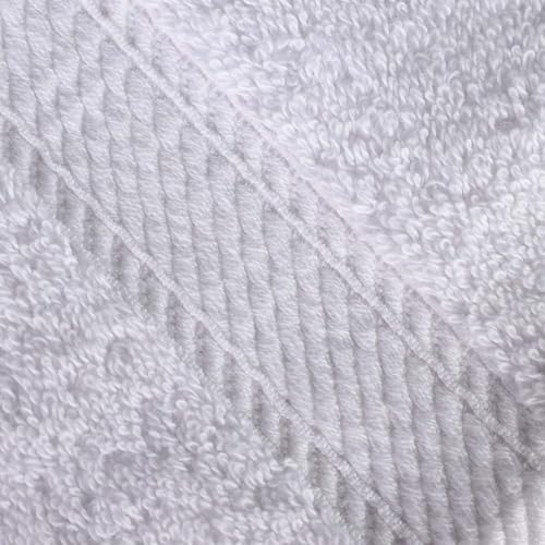 Superior Egyptian Cotton 800 GSM Plush & Absorbent, 9 Piece Set, White