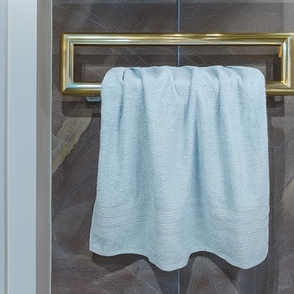 Tens Towels 4 Piece Bath Towels 27x54 Inches, Sky Blue
