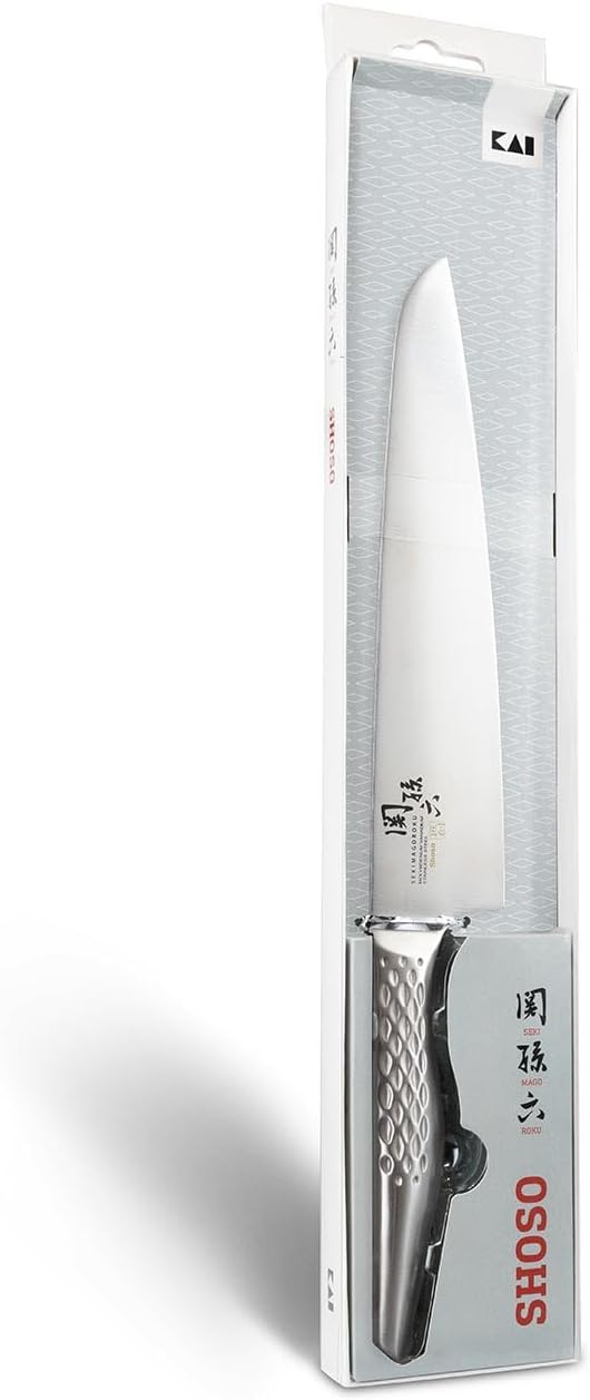 Kai KAI AB5168 Nakiri Kitchen Knife, Seki Magoroku Artisan 6.5 inches (165 mm), Made in Japan