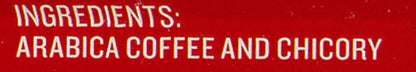 French Market Coffee & Chicory Medium-Dark Roast Ground Coffee,12oz Can,(Pack of 2)