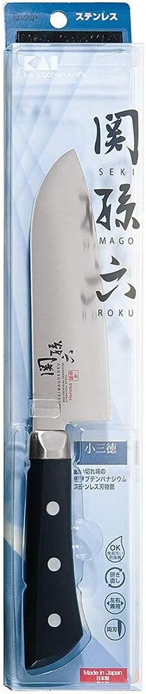 Kai Corporation KAI AB5429 Seki Magoroku Honoka Small Santoku Knife, 5.7 inches (145 mm), Made in Japan