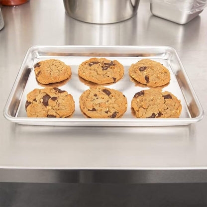 Vollrath (5220) Wear-Ever Collection Quarter-Size Sheet Pans, Set of 2 (9 1/2-Inch x 13-Inch, Aluminum)