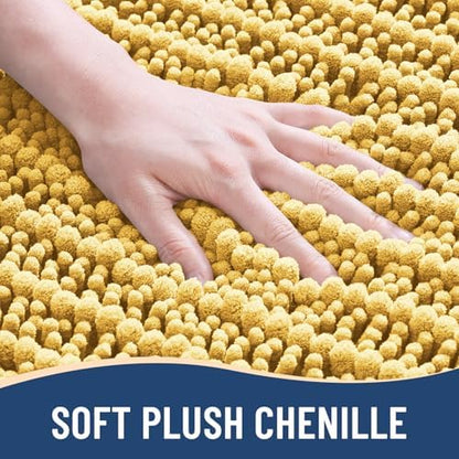 Arotive Bathroom Rugs Mat 60x24, Soft Absorbent Chenille Shaggy Bath Mat
