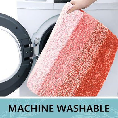 Arotive Microfiber Bathroom Rugs, Shaggy Soft Absorbent Bath Rug, 30x20