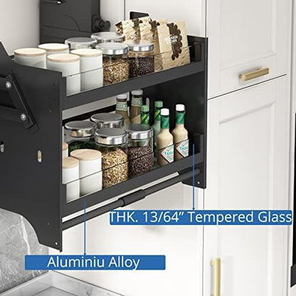 Pull Down Shelf, Kitchen Upper Wall Cabinet (34CRN)