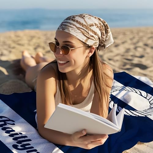 JML Personalized Beach Towel with Name, Microfiber, 35 x 70 in
