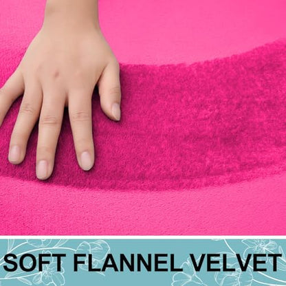Smiry Memory Foam Toilet Rugs 24x20, Extra Soft Absorbent Bathroom Rugs