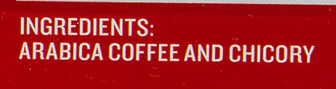 French Market Coffee & Chicory Dark Roast Ground Coffee,12oz Can,(Pack of 2)