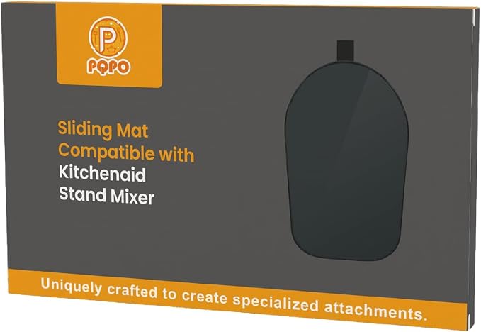 Mixer Sliding Mat Compatible with Kitchenaid 4.5-5 Quart Tilt-Head Stand Mixer, Slider Mat Compatible with 4.5 & 5 Quart Kitchenaid Mixer Accessories