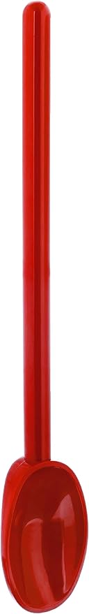 Mercer Culinary Hell's Tools Hi-Heat Mixing Spoon, 12 Inch, Red