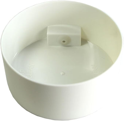 Pawvac 3 to 12 Ounces Container, Airtight Pet Food and Treats Storage Jar - Patented Vacuum Seal Container for Pet Food, Treats and other Dry Goods - White with Cat Logo
