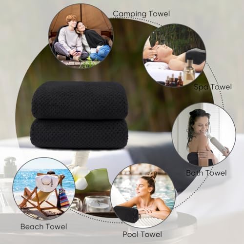 HOMEXCEL Bath Sheets 2PK, 35x70 in, Absorbent&Soft, Extra Large Bath Towel