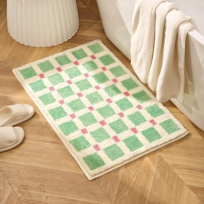 GIB Bathroom Rugs 24"x16", Extra Soft Absorbent Bath Mat for Bathroom Floor