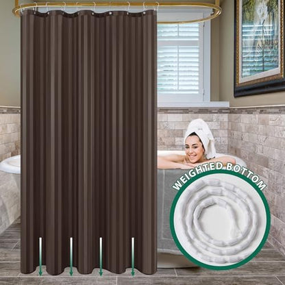 Fabric Shower Curtain Liner 72x72 Inch-Standard Size Cloth Shower Liners