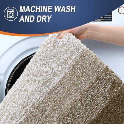 OLANLY Bathroom Runner Rug 70x24, Extra Soft Absorbent Microfiber Bath Rugs