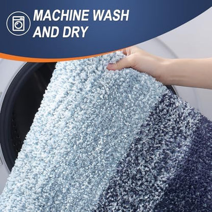 OLANLY Bathroom Rugs Mat 30x20, Extra Soft Absorbent Microfiber Bath Rugs